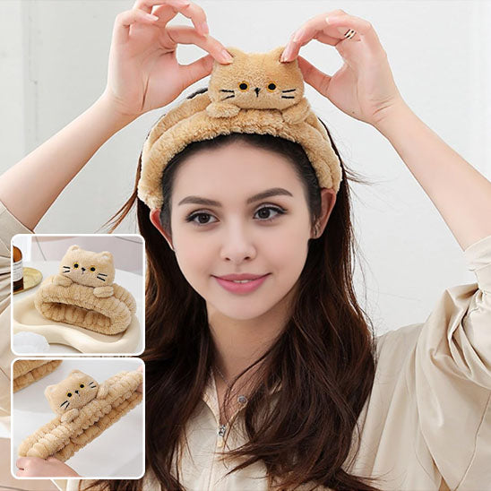 Accessoire coiffure Bandeau cheveux Mignon chat idéal maquillage soins visage
