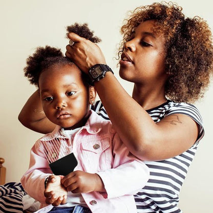 Afro peigne DemelFlow dents espacées  démêlage doux cheveux enfant
