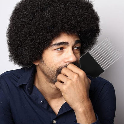 Afro peigne DemelFlow ergonomique avec poignée antidérapante unisexe
