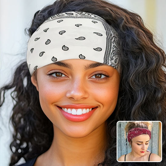 Bandeau cheveux Enveloppant Stylé pratique vue d'ensemble 