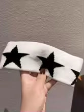 Bandeau cheveux Etoile Nocturne  blanc élégant