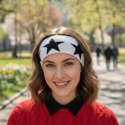 Bandeau cheveux  Etoile Nocturne protection oreille 