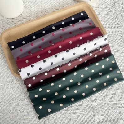 Bandeau cheveux  pois Elelgant  multicolore
