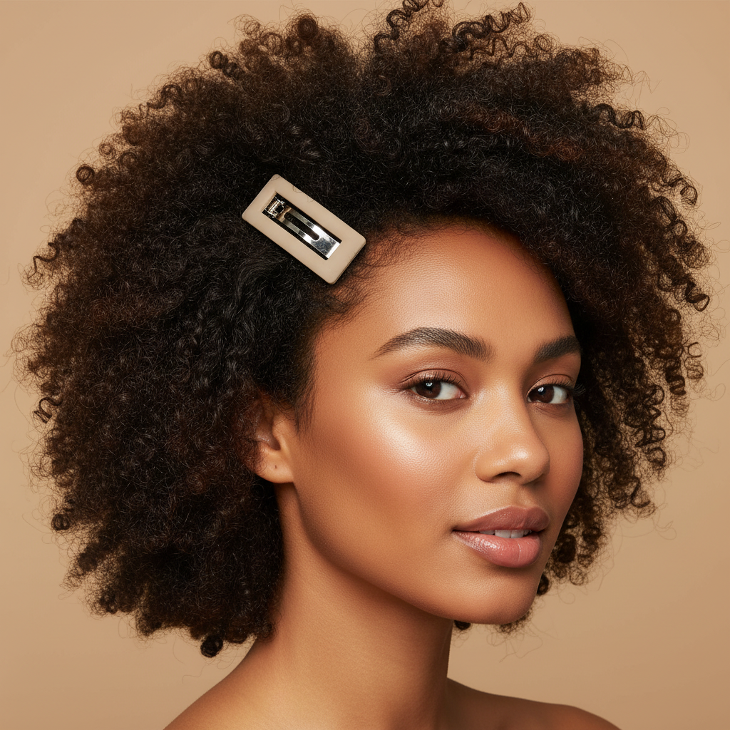 Barrette a cheveux Printanière coiffure afro élégante 