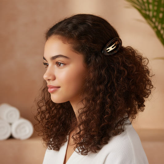 Barrette cheveux Leopard Chic coiffure cheveux bouclés