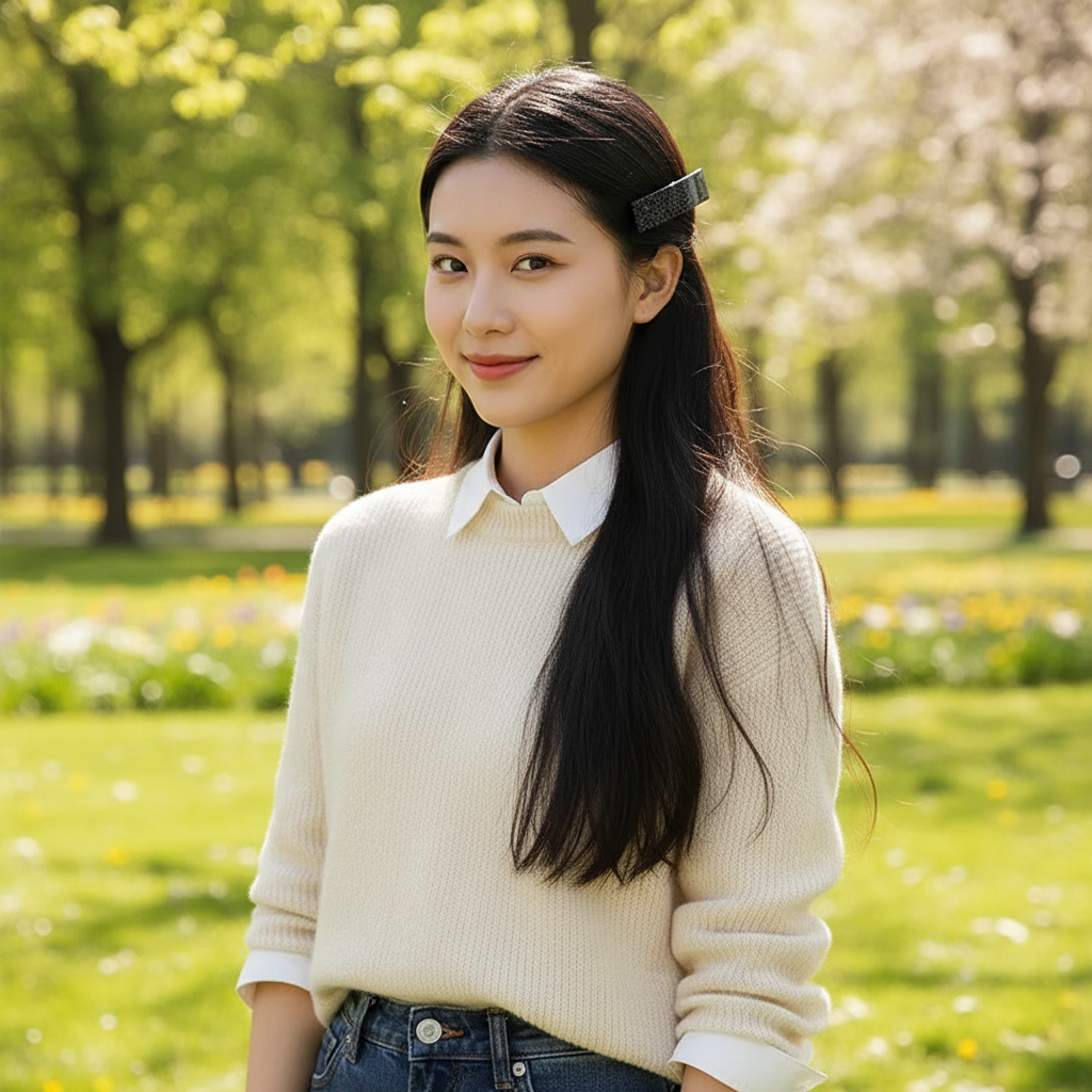 Barrette cheveux femme Acetate anti glisse