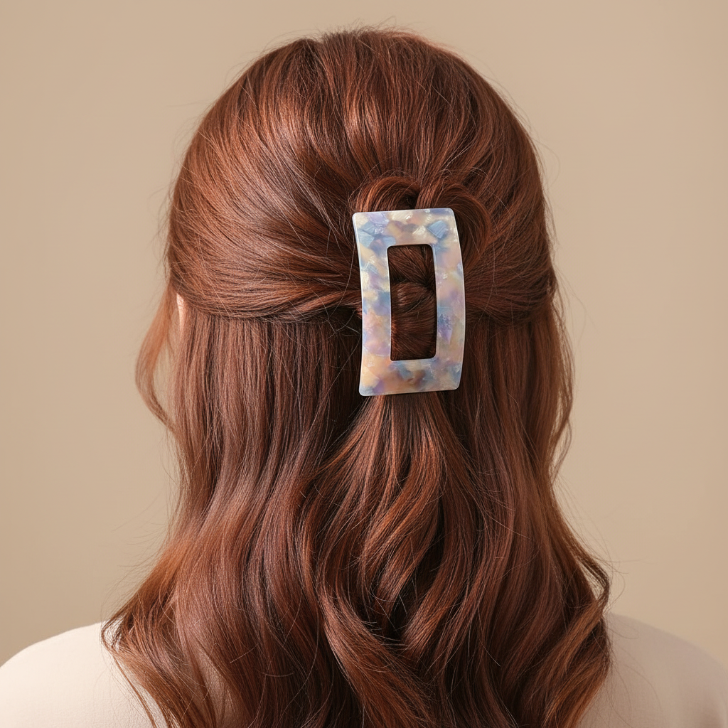 Barrette cheveux femme Elegance tendance attache  demi-queue
