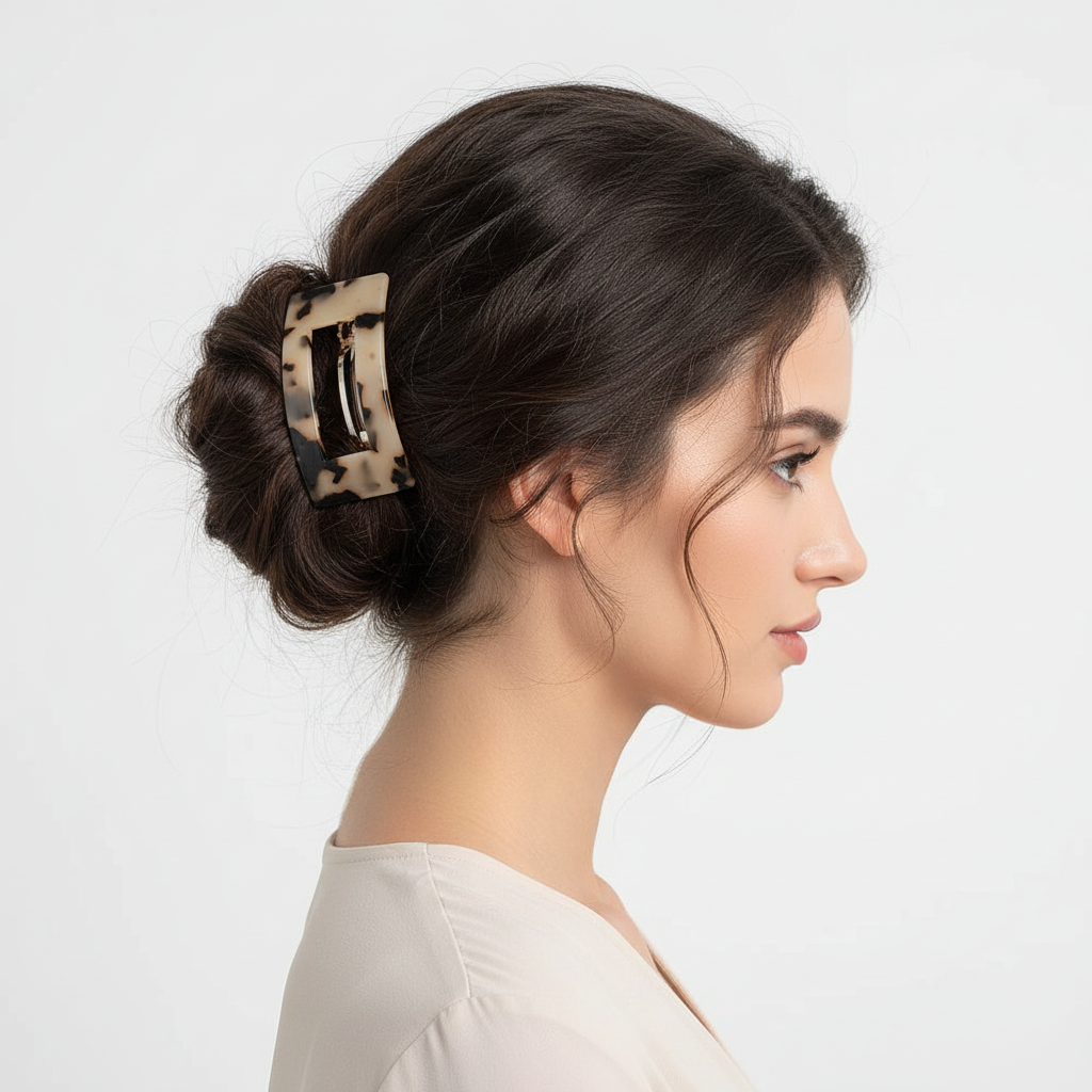 Barrette cheveux femme Elegance tendance chignon torsadé