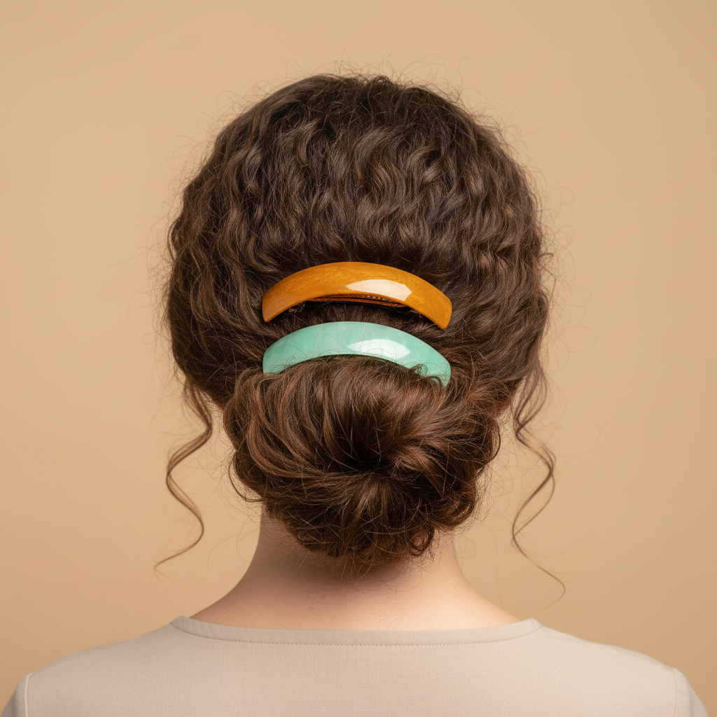Barrettes cheveux Elegance Durable chignon melange couleur
