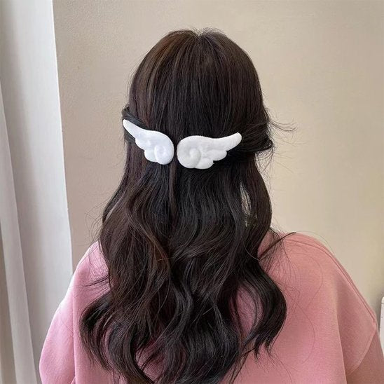 Barrettes cheveux MiAnge elegance  blanc coiffure elegant