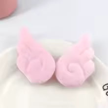 Barrettes cheveux ailes d'ange rose Accessoire kawaii élégant 