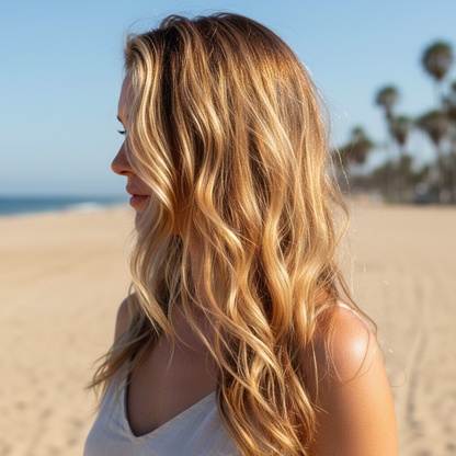 Bigoudis Sans chaleur Nuit Douce Vagues californiennes naturelles 
