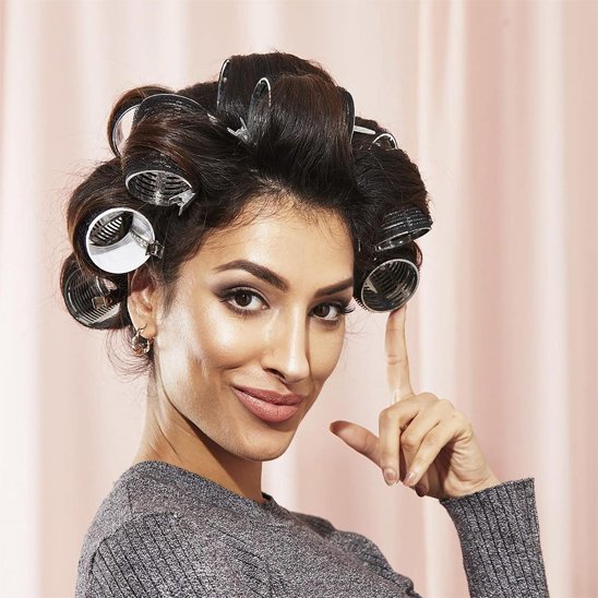 Bigoudis auto-agrippants stabilité garantie cheveux femme 