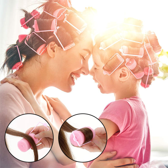 Bigoudis mousse mère fille complicité mode emploi application facile 