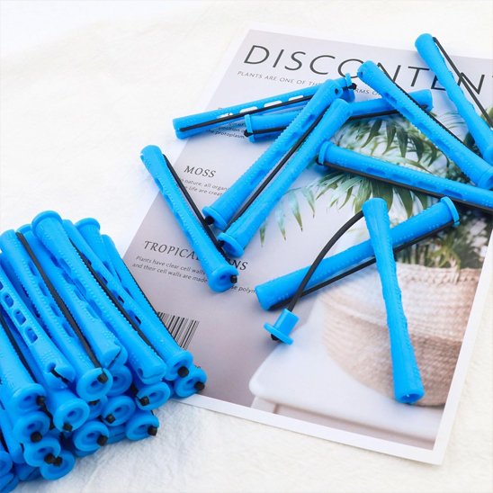 Bigoudis multi-tailles boucles sans chaleur couleurs unies disponibles