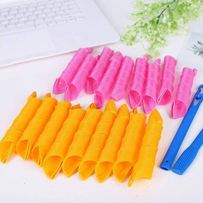 Bigoudis souples couleurs vives - vue d'ensemble du set