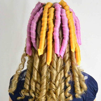 Bigoudis souples professionnels en mousse pour boucles volumineuses