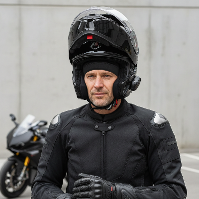 Bonnet Sport Cheveux sous casque moto