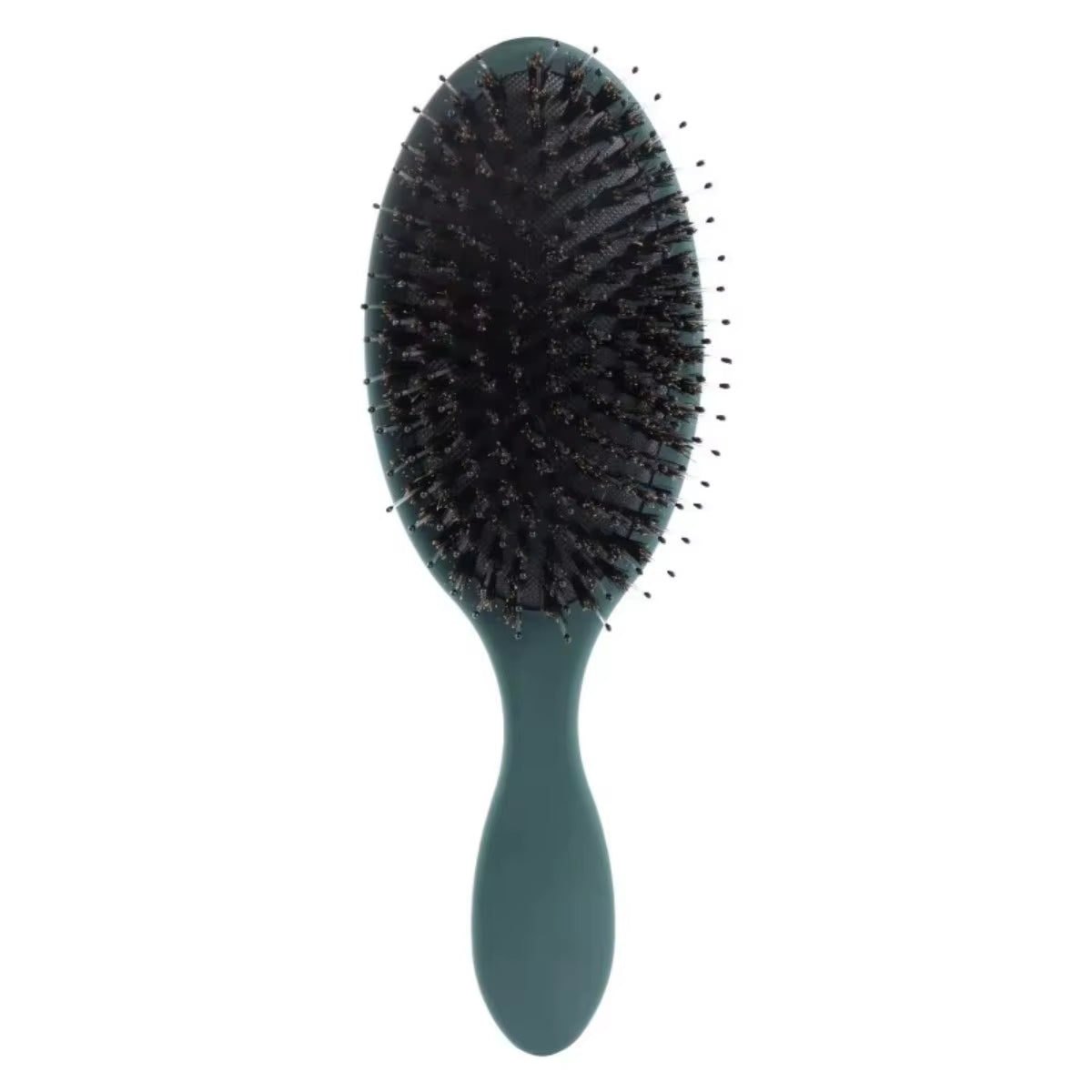 Brosse Poils Sanglier et Nylon Démêlage Doux coloris vert
