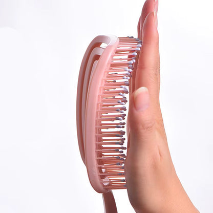 Brosse à cheveux démêlante Pro Picots souples doux au toucher