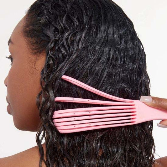 Brosse a cheveux démêlante professionnelle cheveux bouclés 
