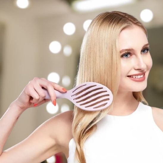 Brosse à cheveux démêlante professionnelle sans tirer les cheveux