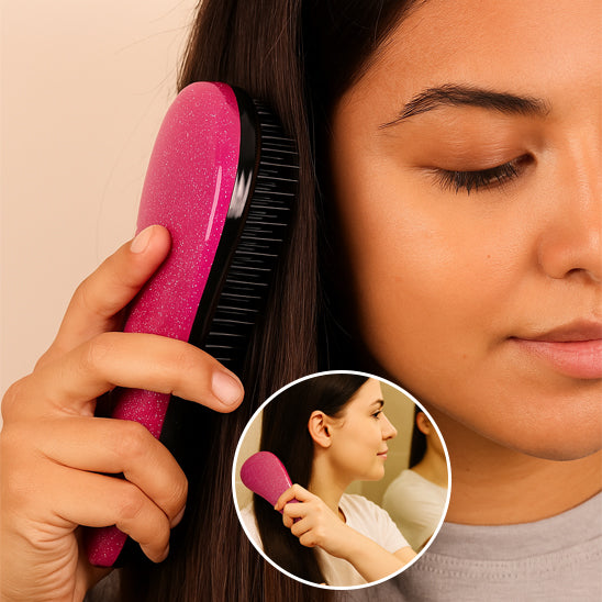 Brosse a cheveux magique démêlante sans effort avec picots flexibles 