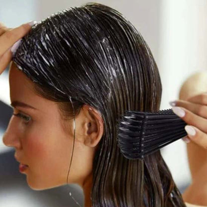 Brosse à cheveux professionnelle application traitement cheveux bouclés 
