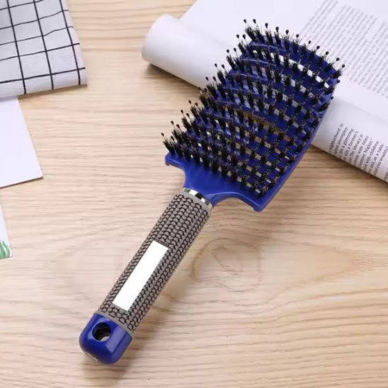 Brosse à cheveux solide dents larges pour cheveux épais