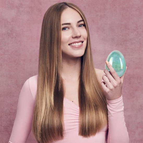 Brosse à cheveux  Egg Comb pratique facile a transporter 