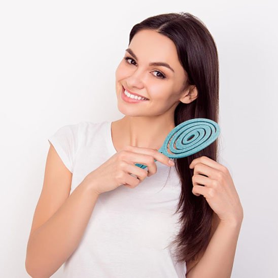 Brosse cheveux bouclés NaturaBoucles - démêlage doux