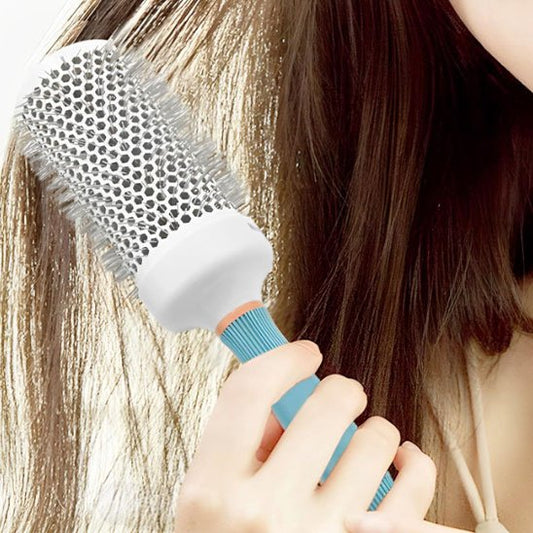 Brosse cheveux bouclés démêlante professionnelle avec picots flexibles