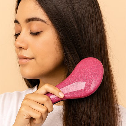 Brosse à cheveux plaisir démêlage avec picots souples 