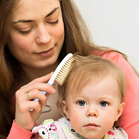 Brosse cheveux pour bebe - Démêlage Doux™