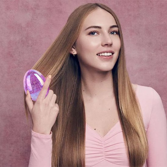 Brosse à cheveux techniques demelage brosse Egg Comb sans effort