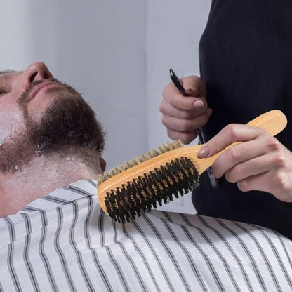 Brosse poil de sanglier bois hévéa Gentleman's Choice qualité professionnelle