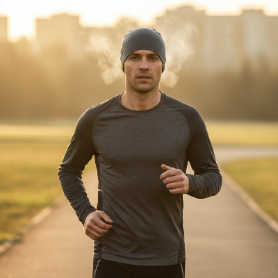 Casquette Respirante Protection Cheveux gris footing matinal vapeur légère
