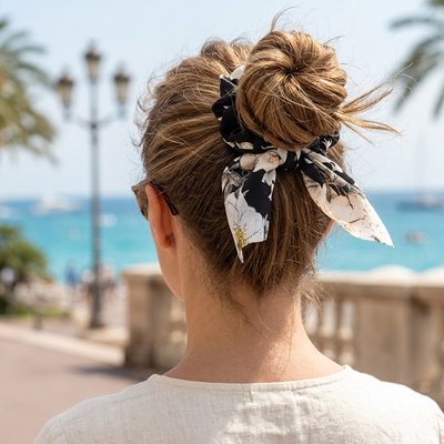 Chouchou pour les cheveux Douceur Parfaite chignon haut