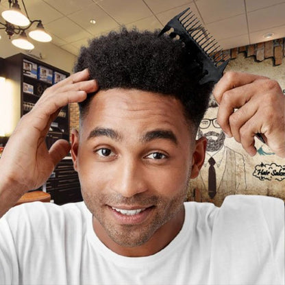 Coiffage cheveux afro peigne VintageOil professionnel