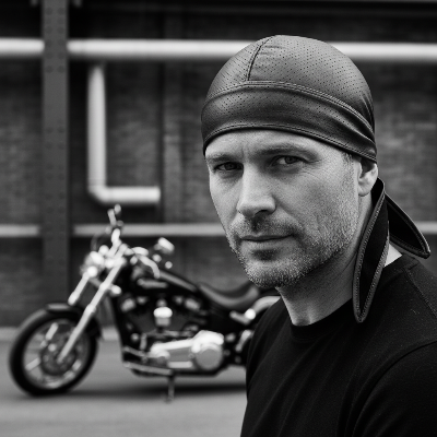 Durag Respirant homme moto urbain style motard