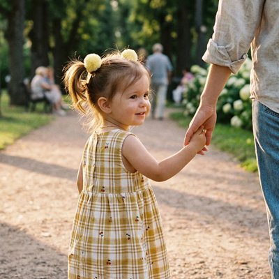Elastique Cheveux Fille Nœud Fantaisie jaune fillette parent parc