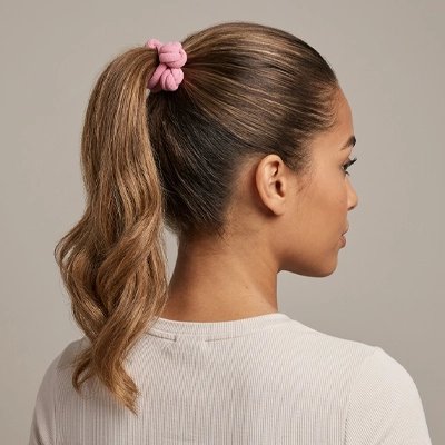 Élastique Cheveux Nœud Plissé queue de cheval haute 