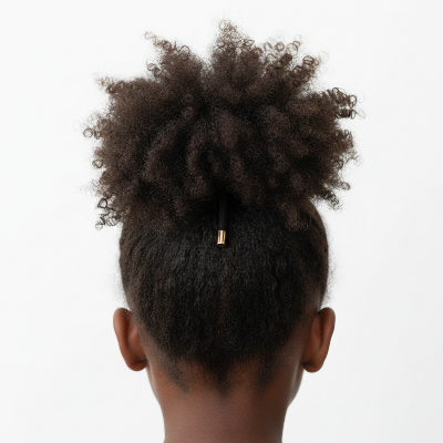Élastique Cheveux Sans Casse Lot – chignon haut enfant 
