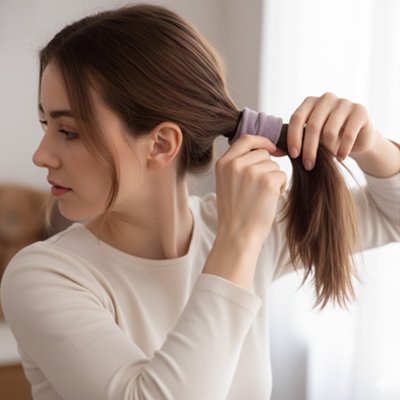 Elastique cheveux Doux et Rsistants anti-casse 