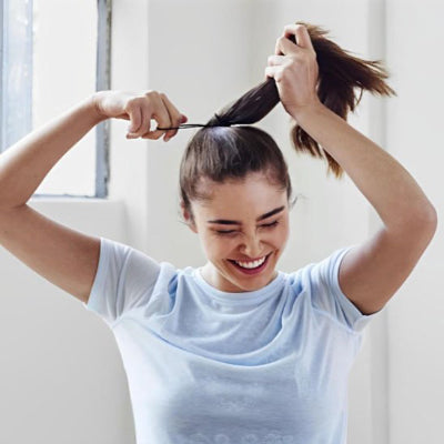 Élastiques Cheveux Nylon Sans Cassure queue de cheval sport femme