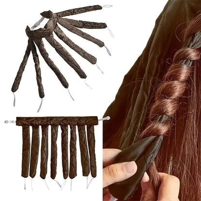 Enroulement facile cheveux Bigoudis sans chaleur Soie Nuit