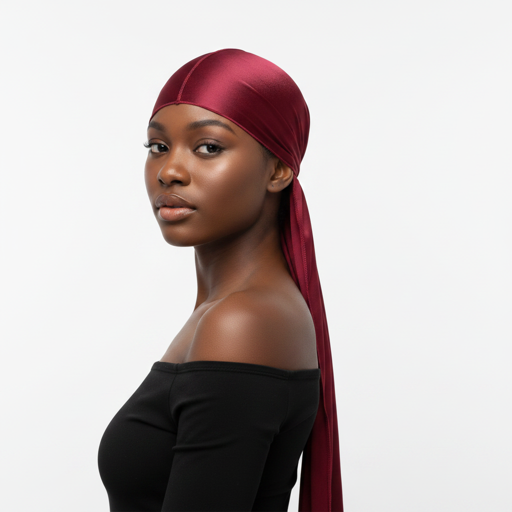 Femme Élégante Duo Durag Elite bordeaux 