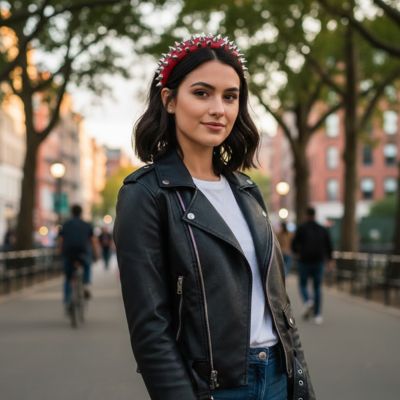 Femme serre-tête RivetChic idéal toute tenue