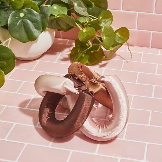 Forme flexible confortablement pour dormir bigoudis satinés sans chaleur