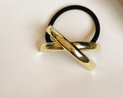 Elastique cheveux métallique-Luxory™